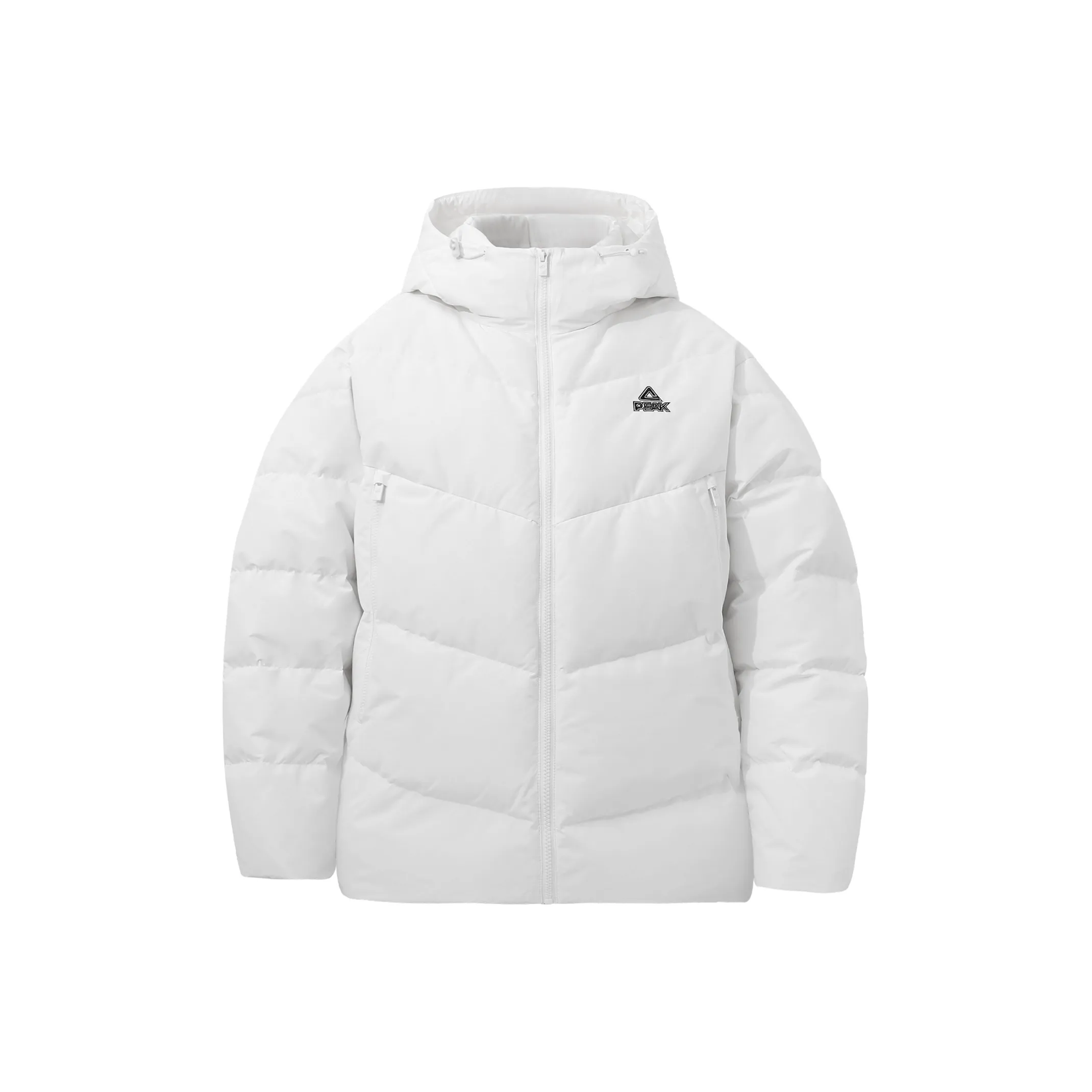 PEAK Белая унисекс пуховая куртка