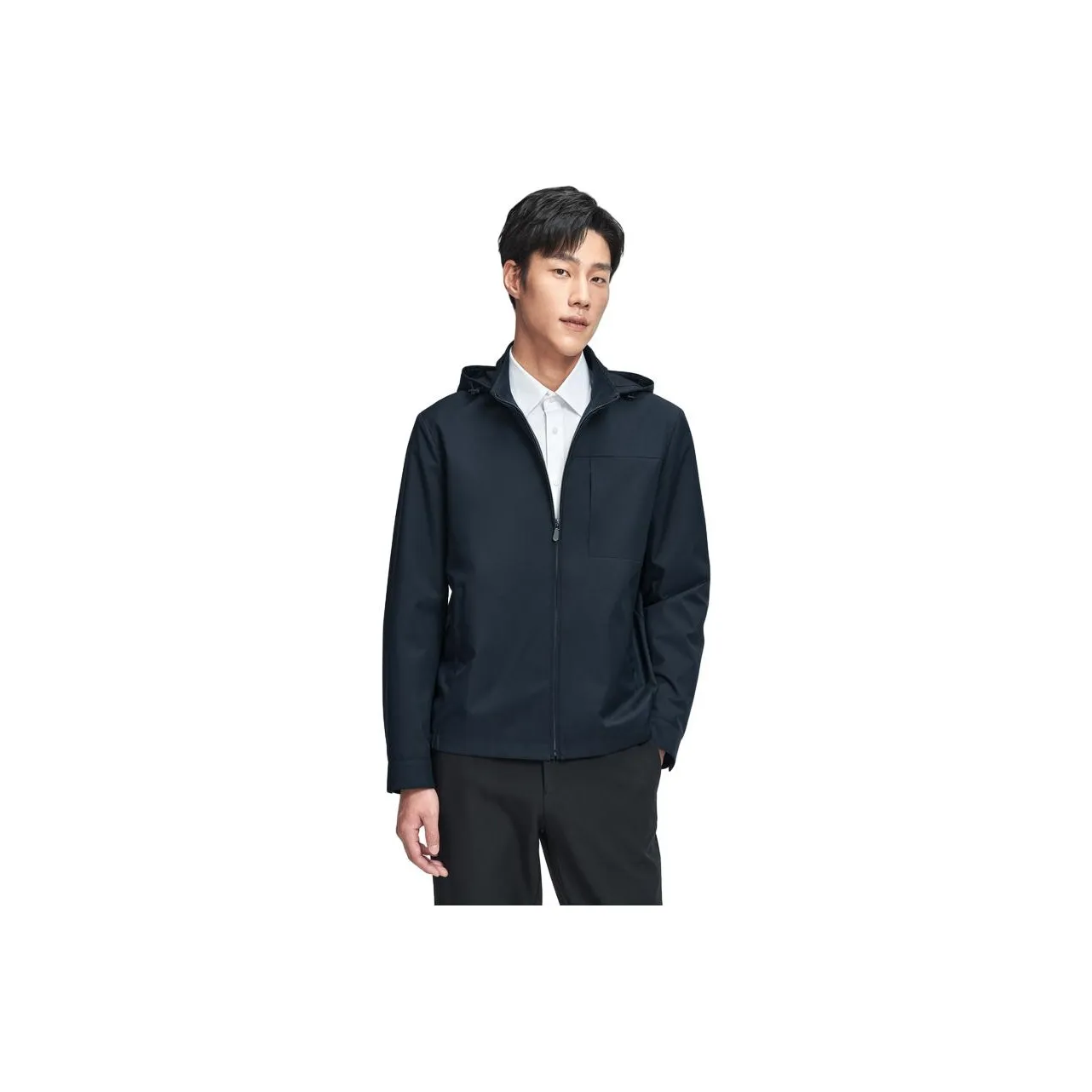 GOLDLION Small Shield, Flight Jackets & Coats Spring Fall Men's Navy Blue