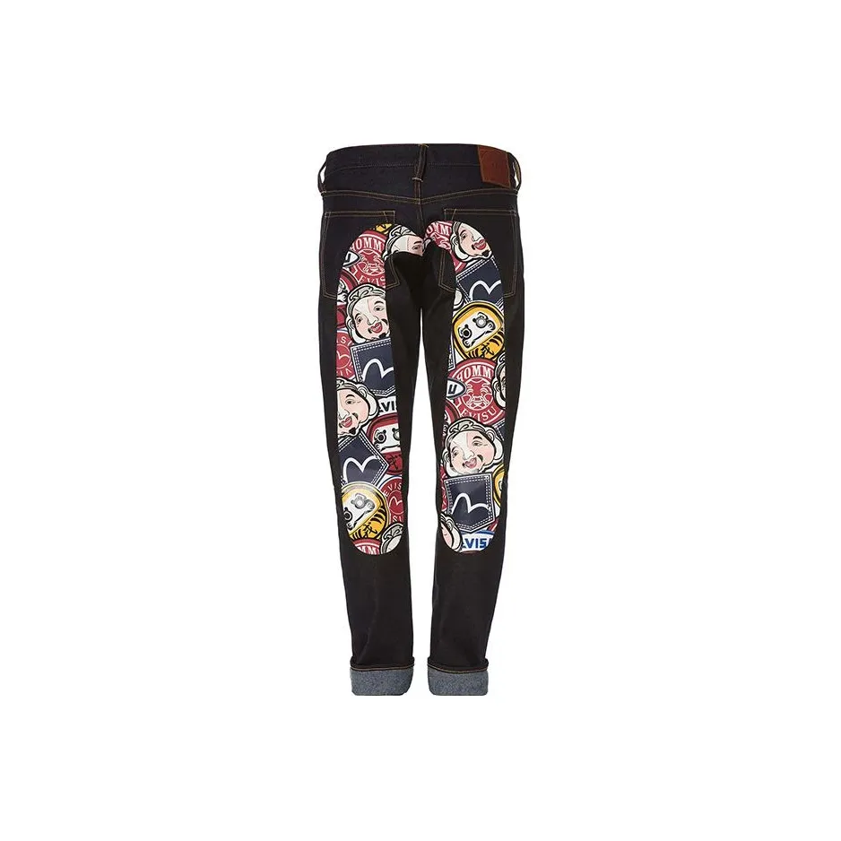 EVISU Джинсовый Синий Мужские Джинсы