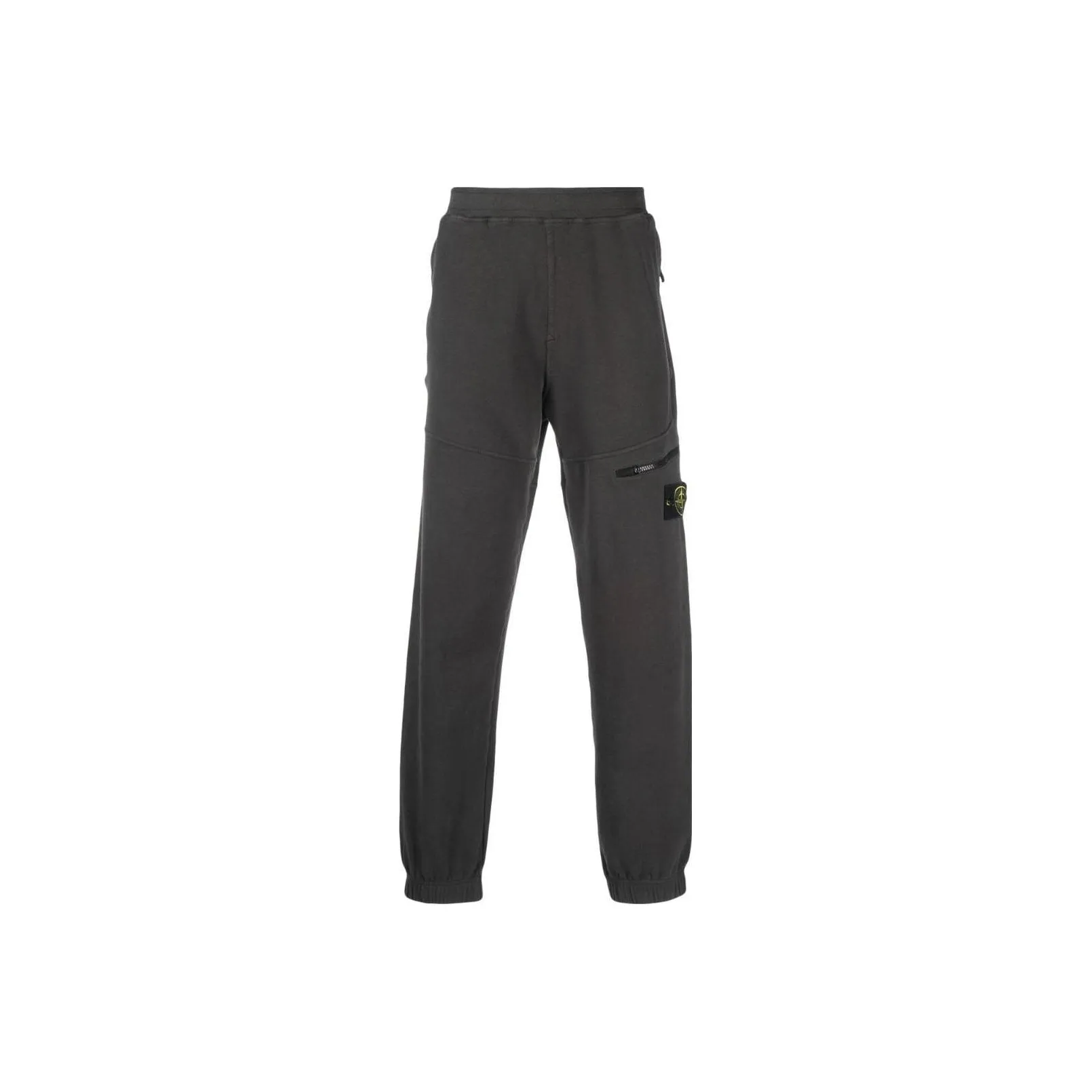 STONE ISLAND Knitted Sweatpants Men's Coal Gray