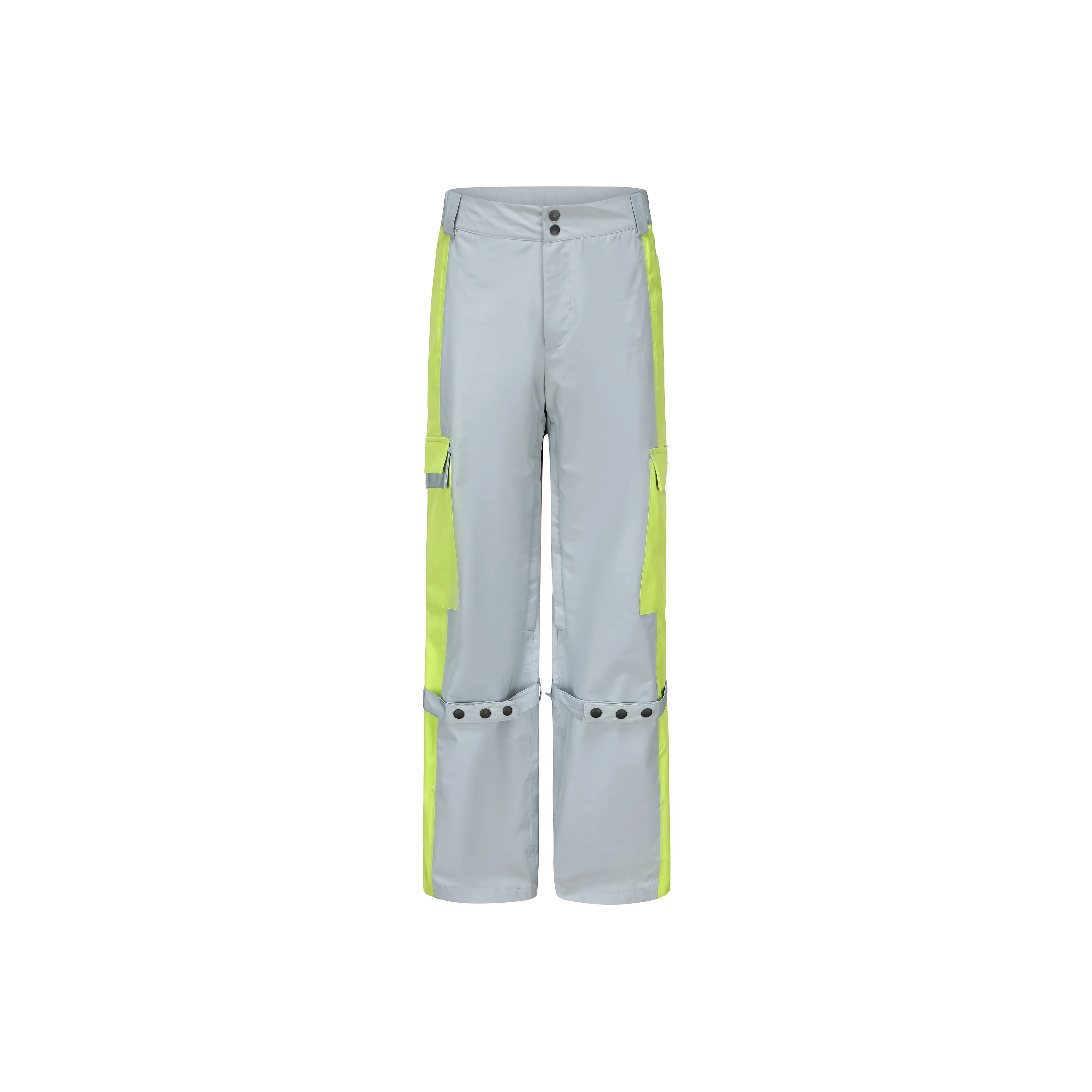 AMANDA BY Cargo Pants Unisex Green Gray