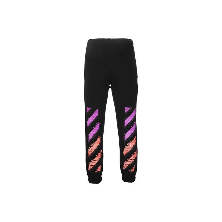 OFF WHITE SS21 Knitted Sports Pants Men's Black