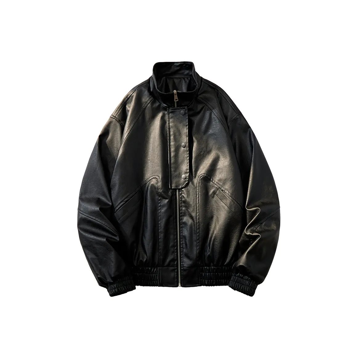 LOOX! Leather Jackets print Coats Unisex