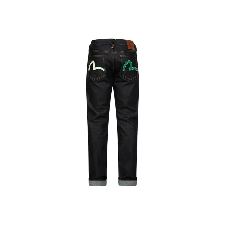 EVISU Slim leg Logo patches Jeans