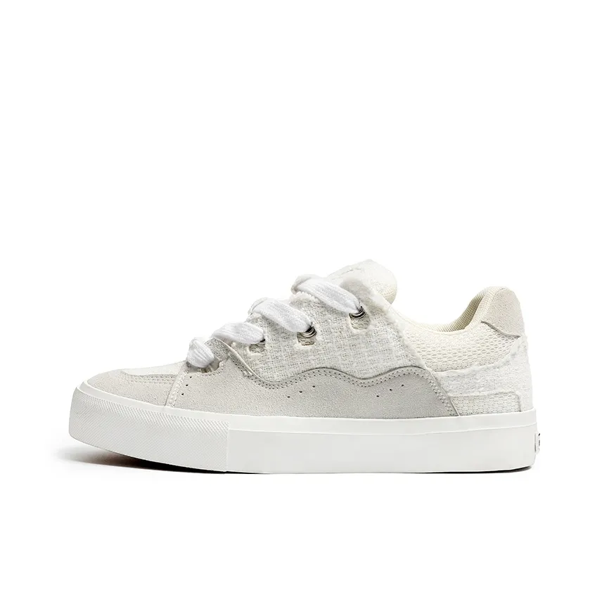 VANSSI Низкие кроссовки для скейтбординга унисекс белые