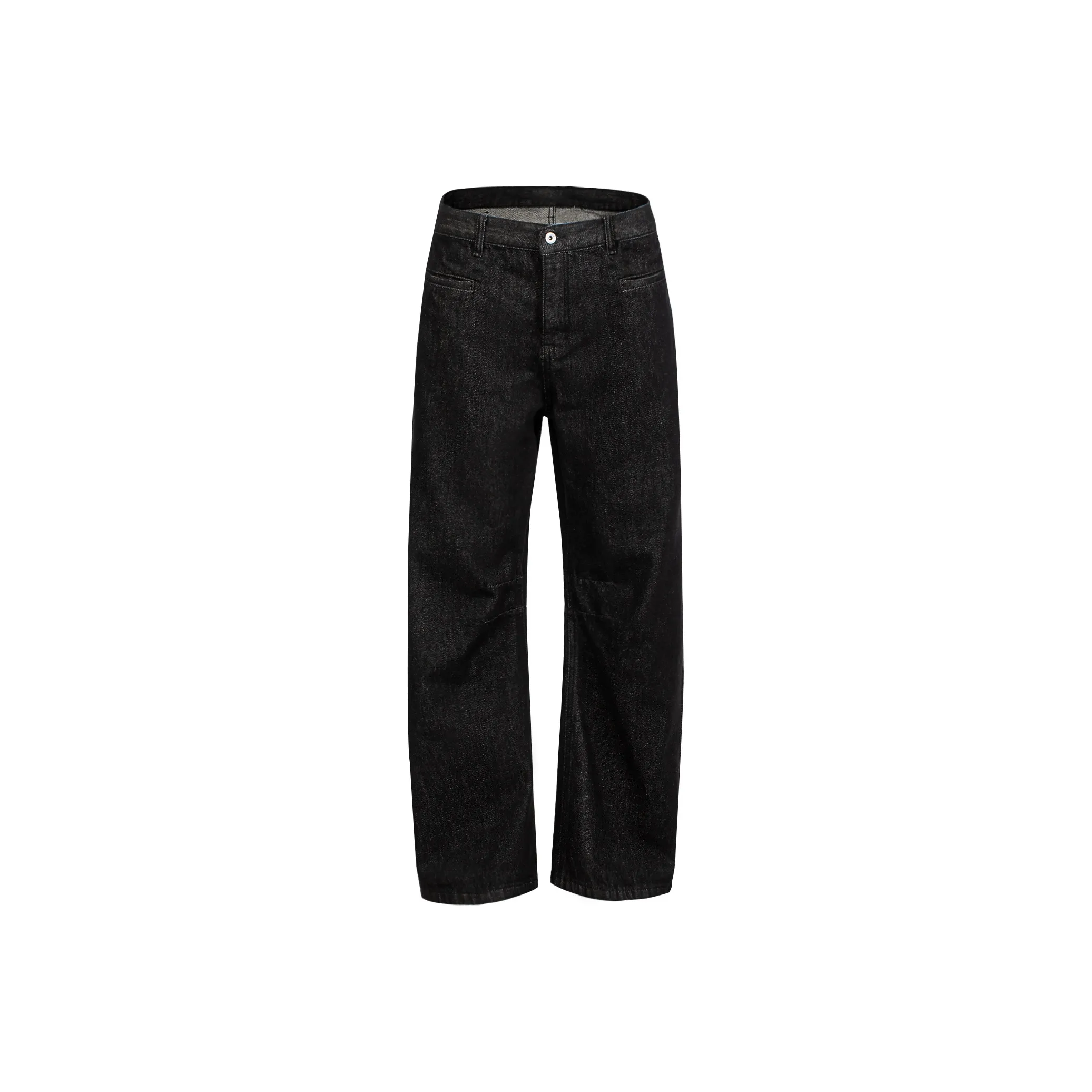 Gangurru Черные Унисекс Джинсы