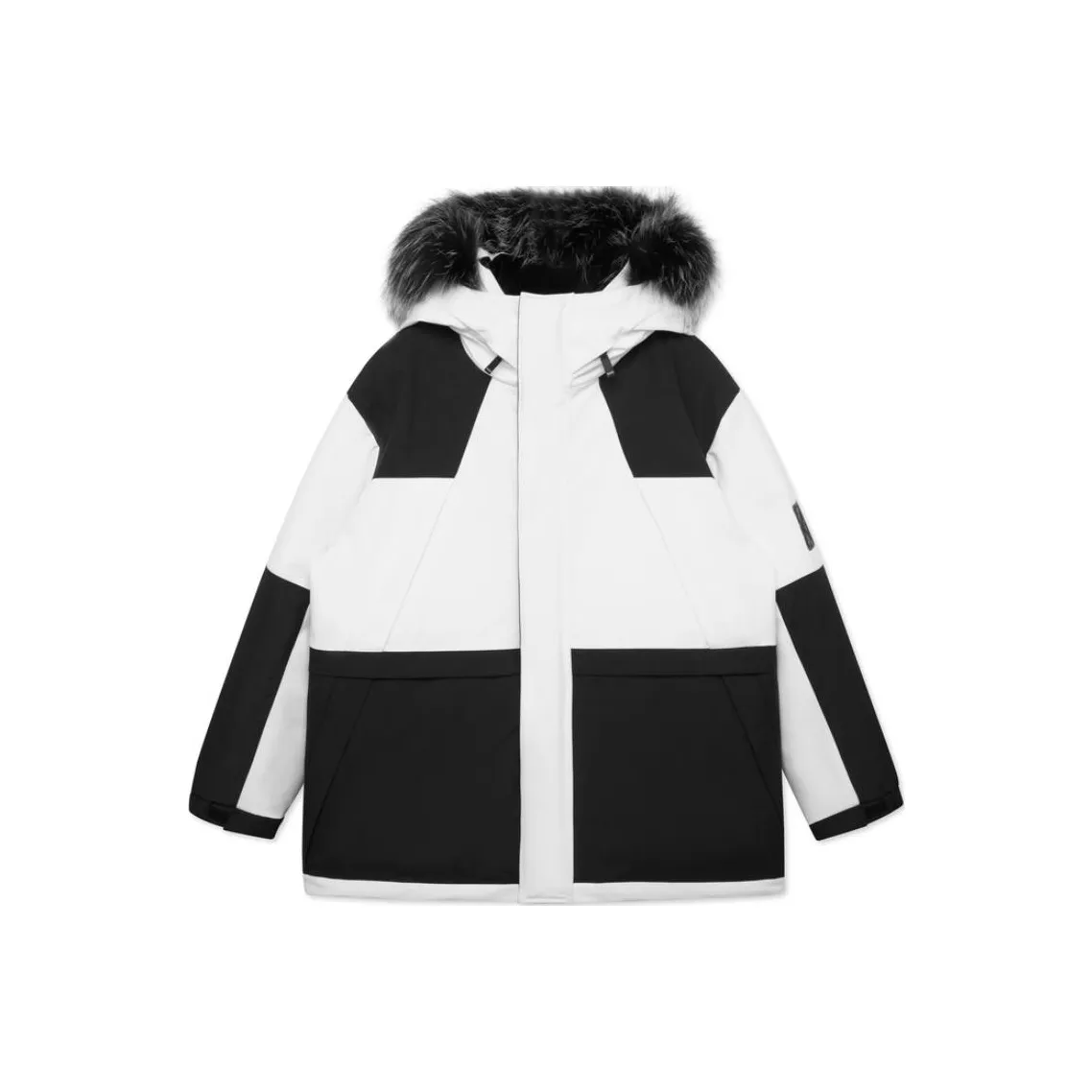 GXG Пуховик Мужской Черный Белый