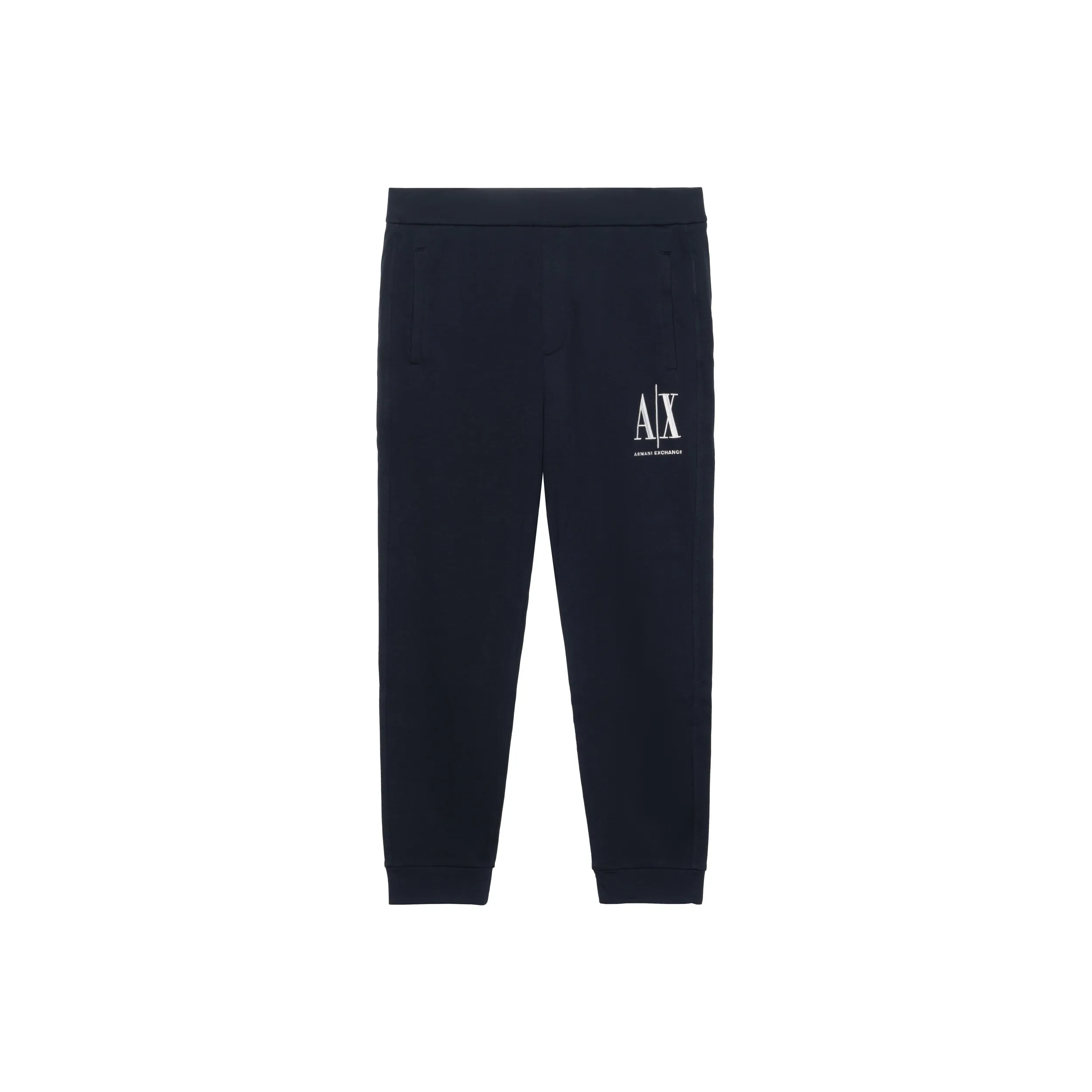 ARMANI EXCHANGE Logo Embroidered Straight Leg Track Trousers