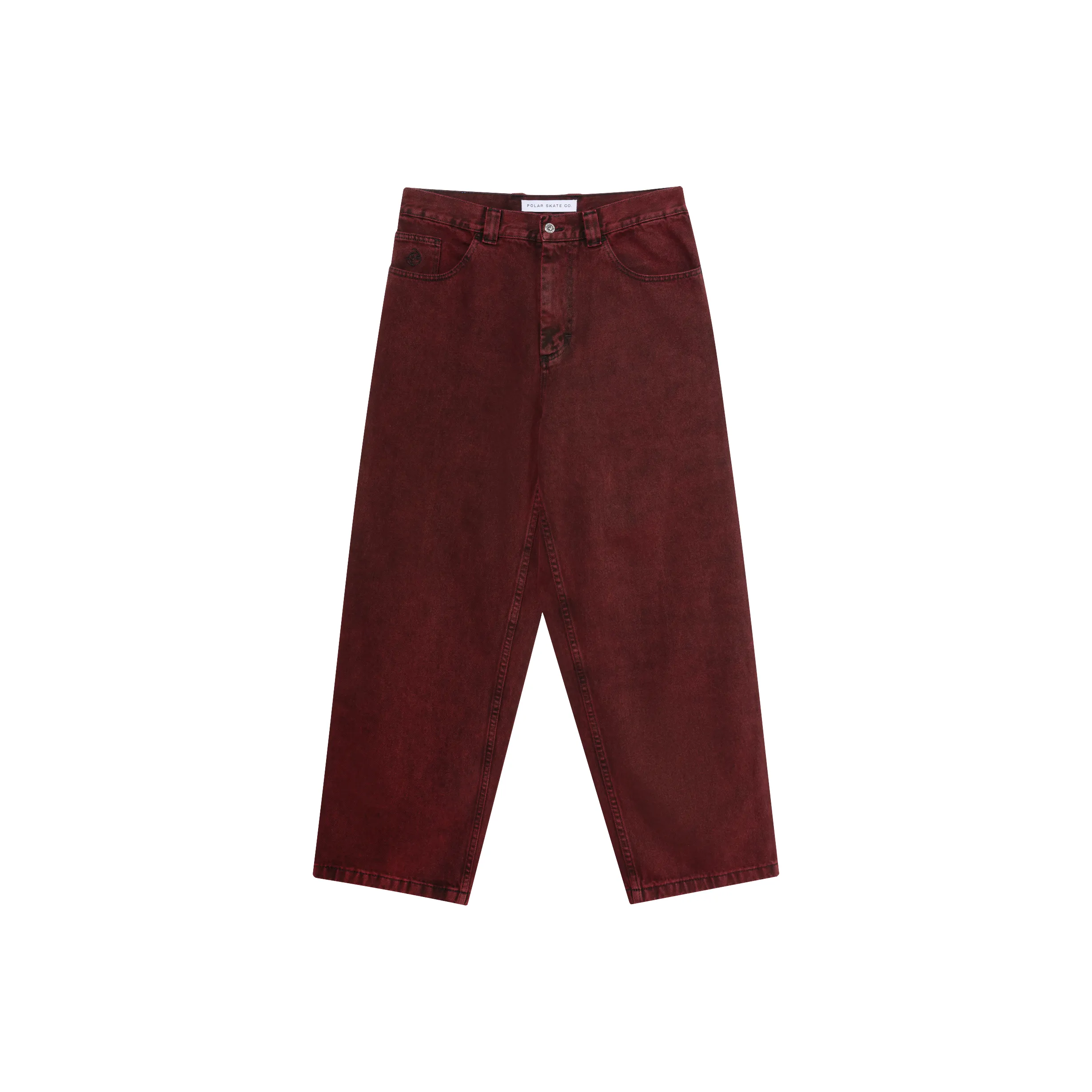 POLAR SKATE CO BIG Мальчик Джинсы Унисекс Темно-красный