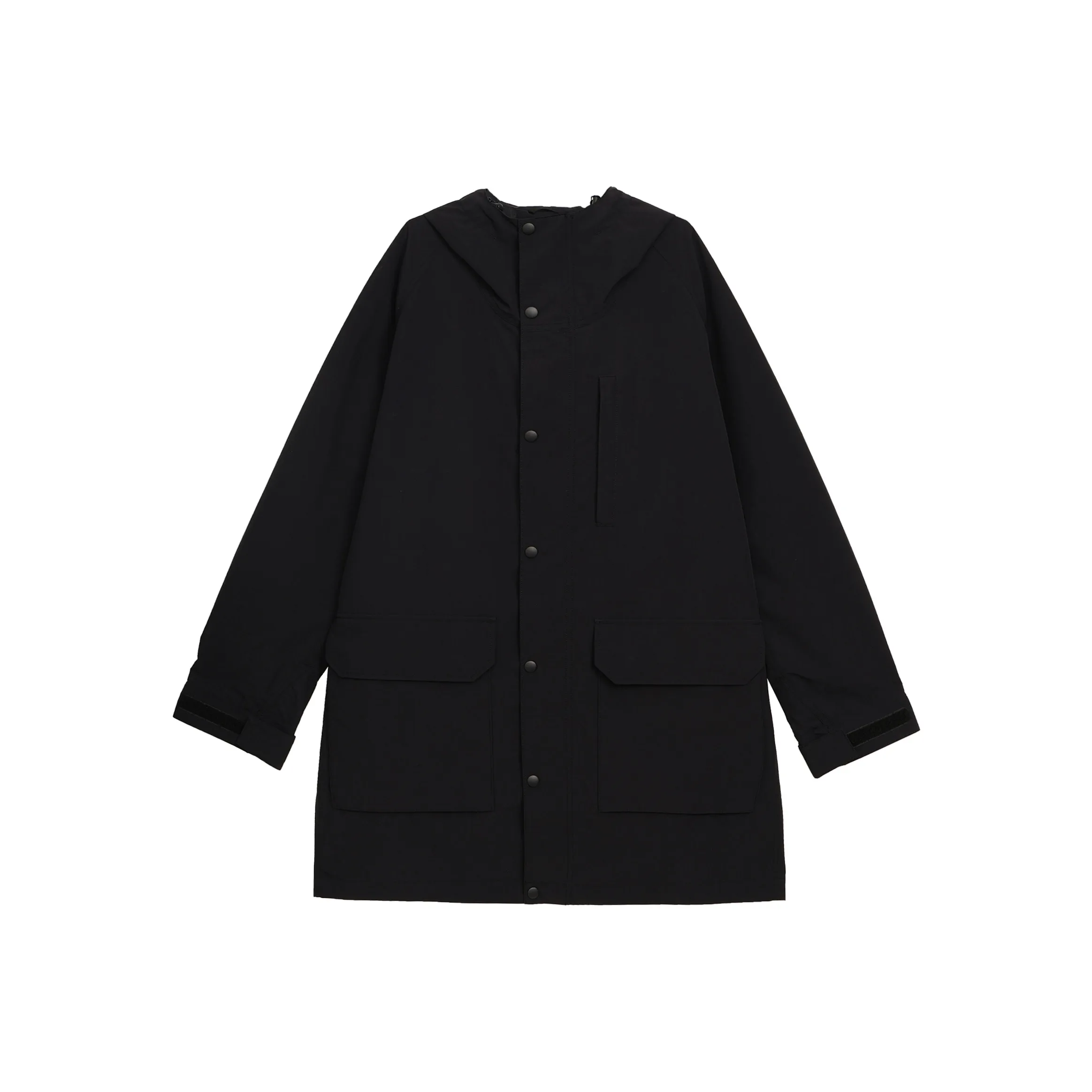 UNIQLO Trench Coat Unisex Black