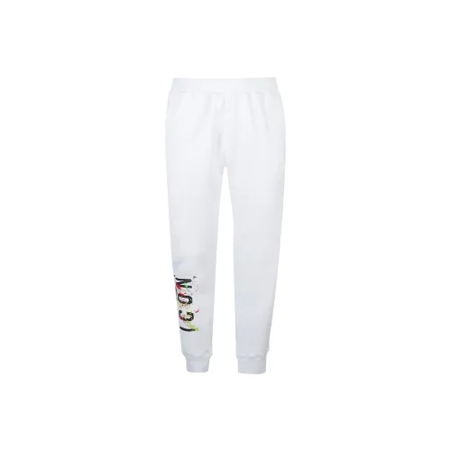 DSQUARED 2 Белые Мужские Вязаные Спортивные Брюки