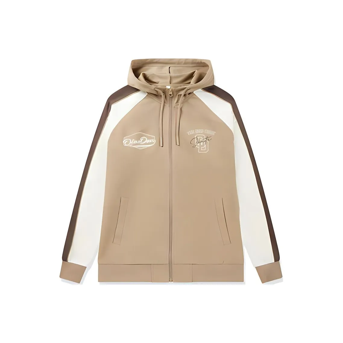 QIAODAN Куртки и пальто Мужской Пшенично-коричневый Кремово-белый