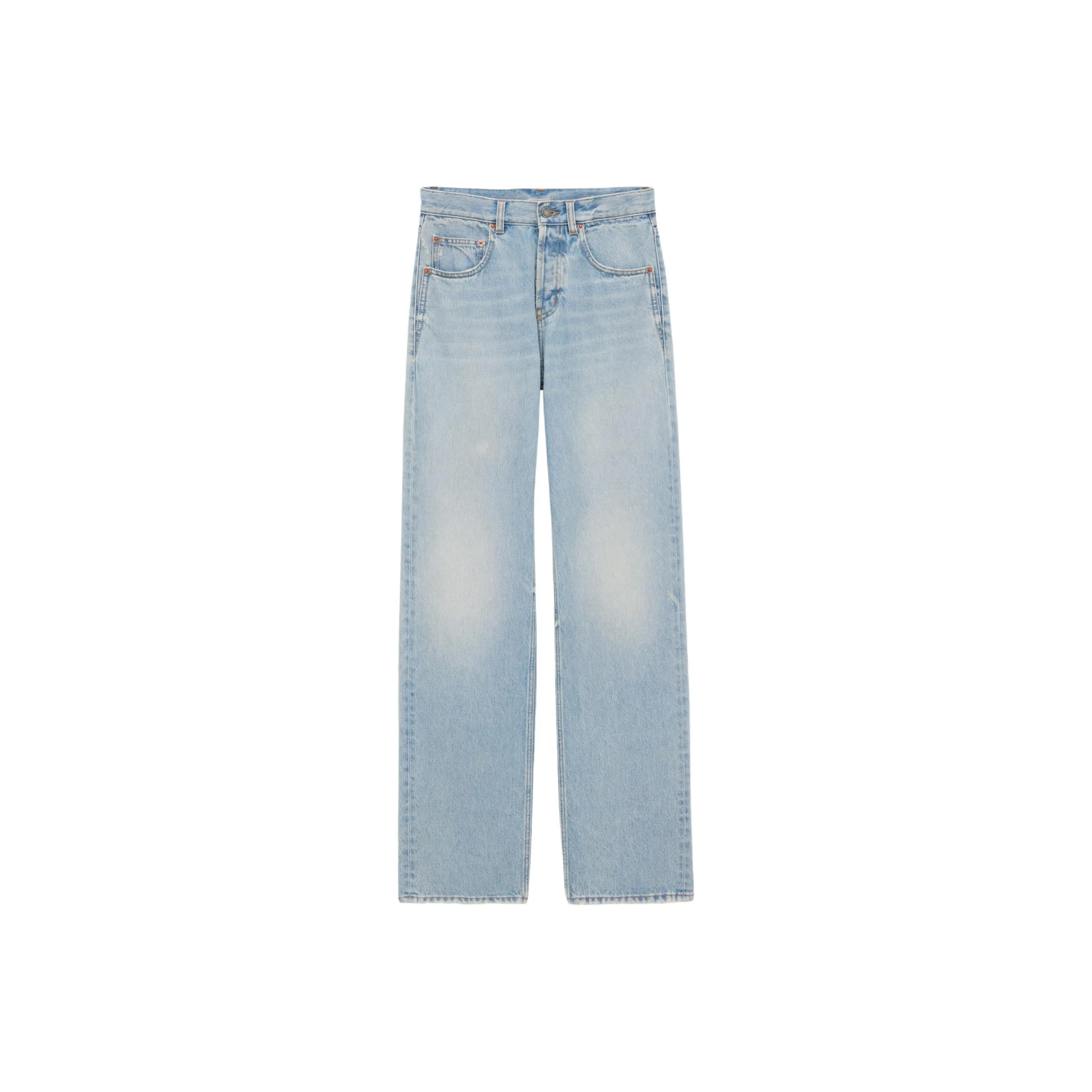SAINT LAURENT Mid Straight Baggy Jeans