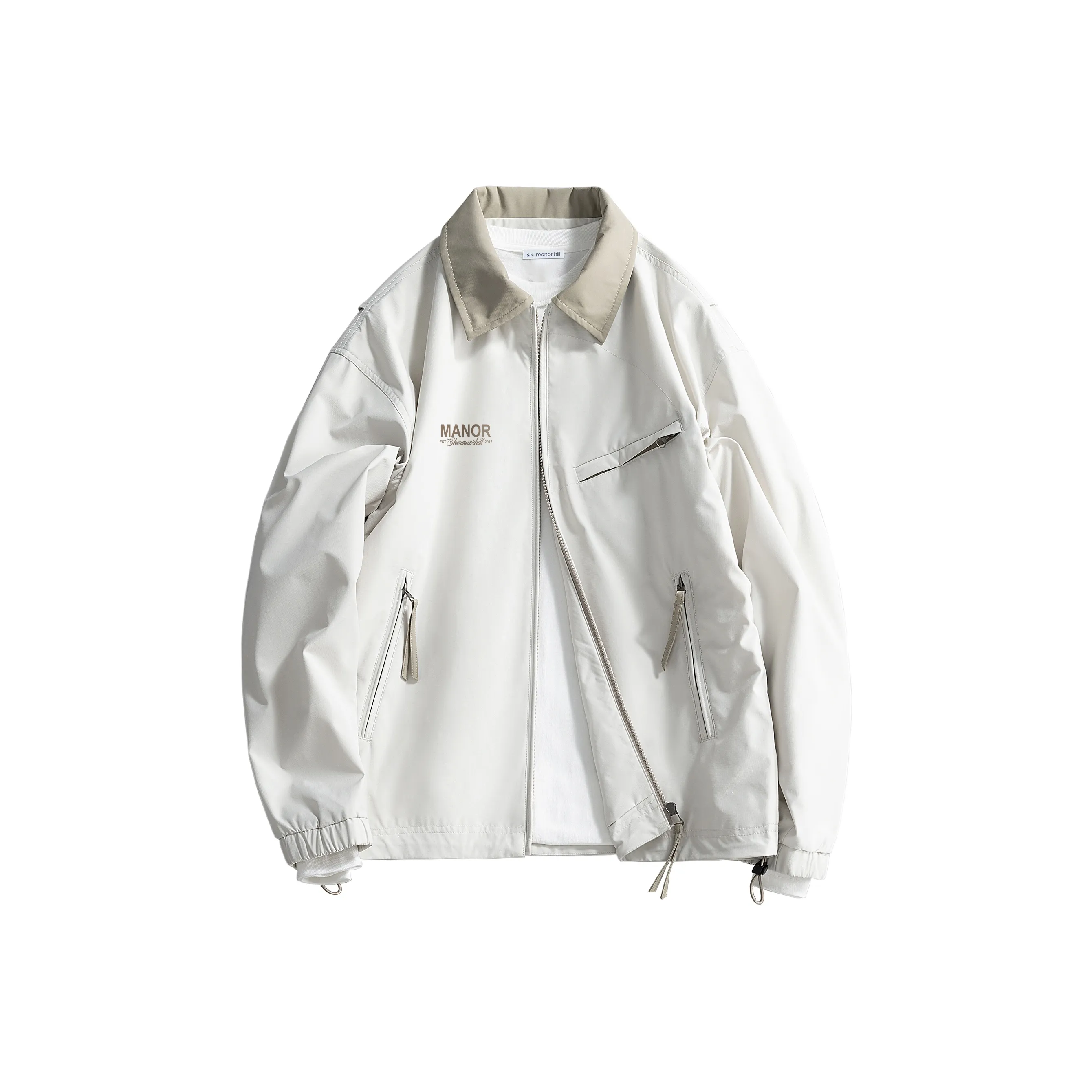 S.k. Manor Hill Jackets Coats Unisex Cloud Frost White