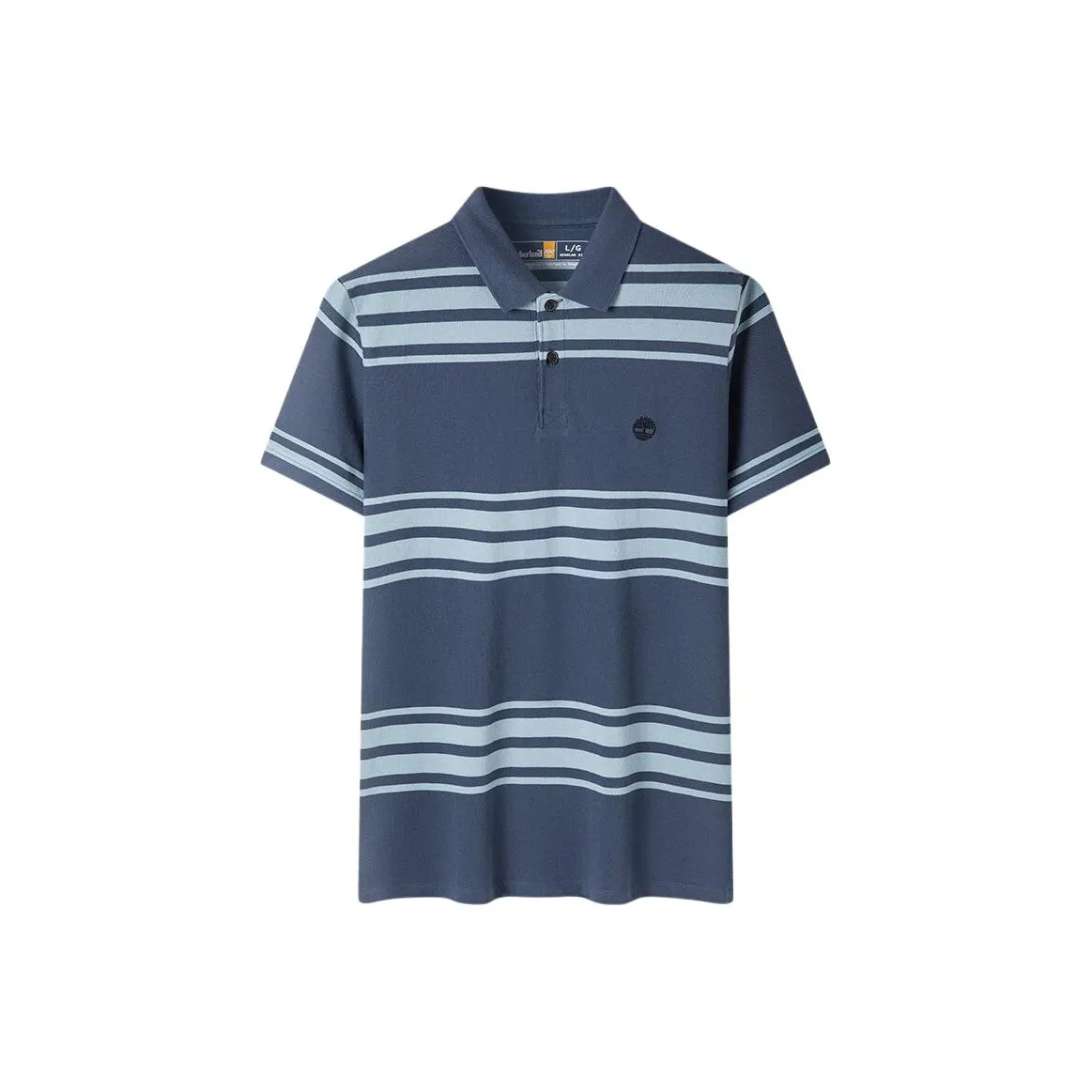 Timberland Поло Мужское Темный Индиго Ткань окрашенная в пряжу