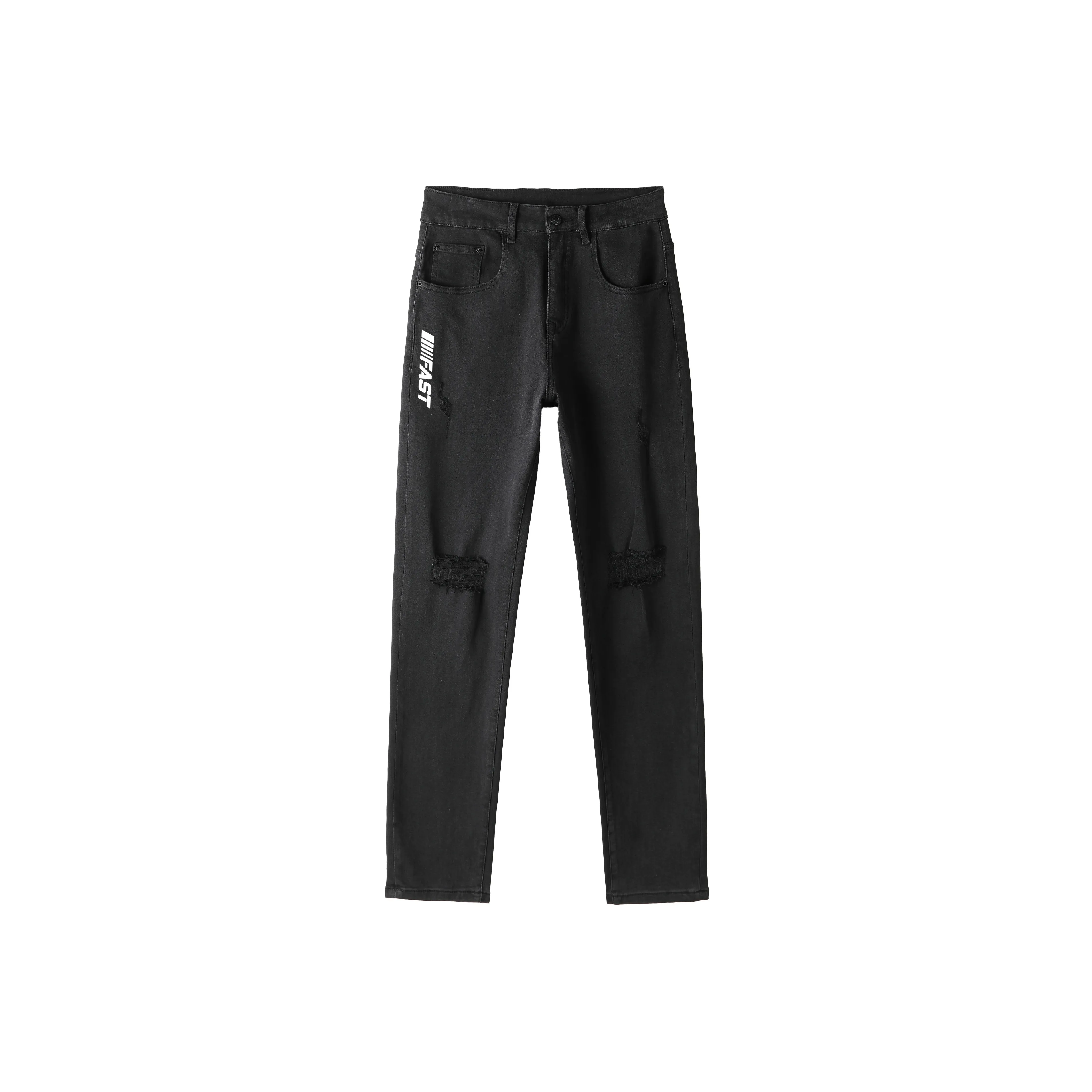 FASTFISH Jeans Unisex Black