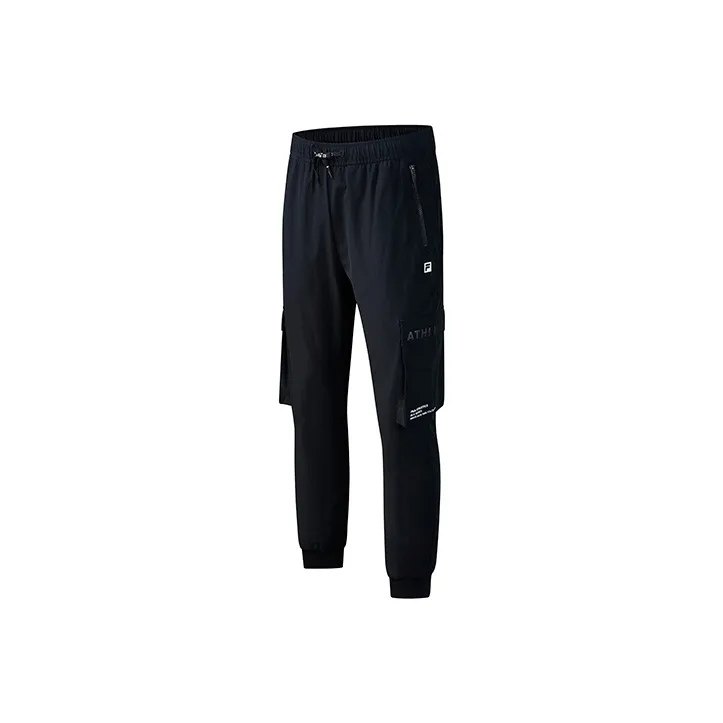 FILA Athletics Knitted Sweatpants Men's Pitch Black