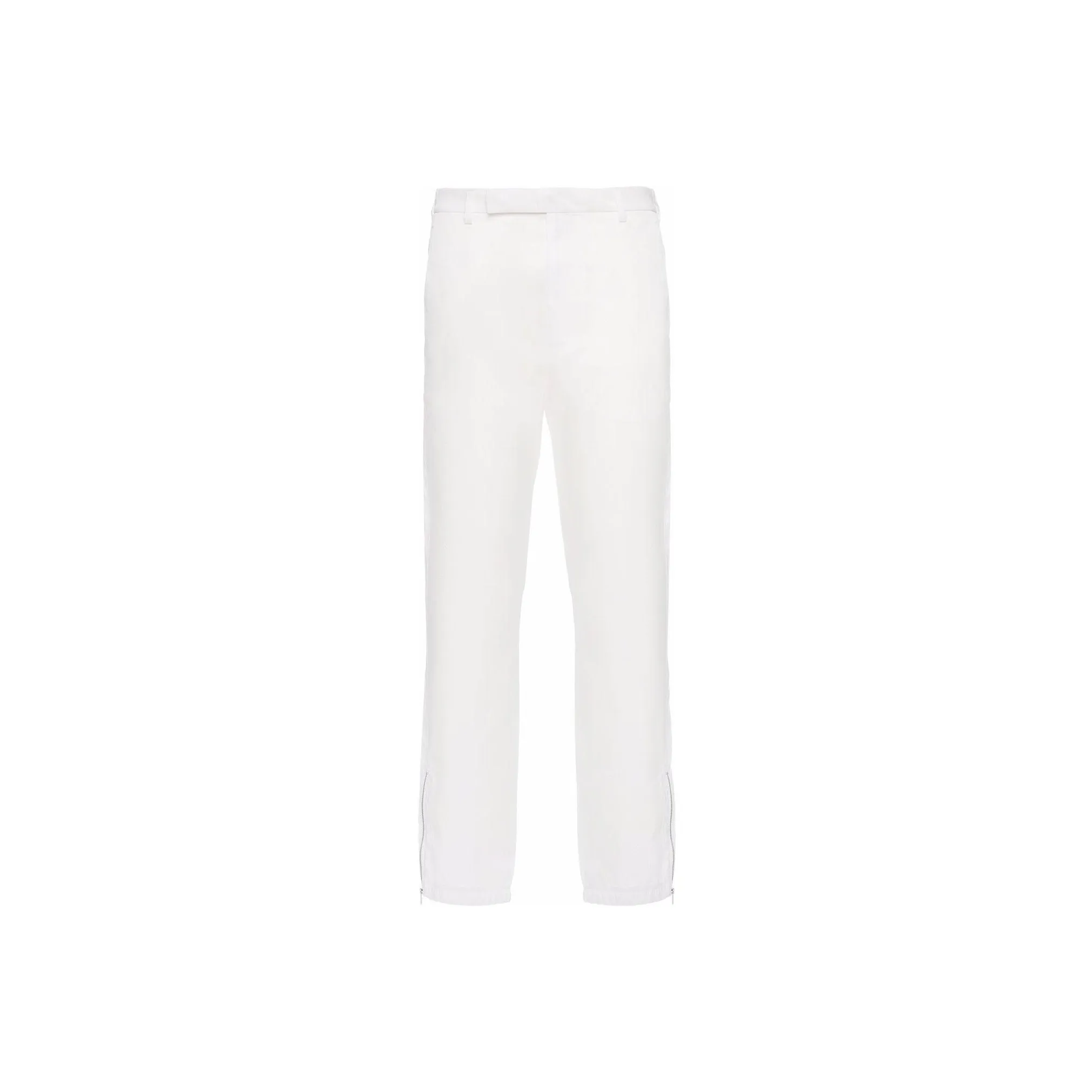 PRADA Knitted Sports Pants Men's White