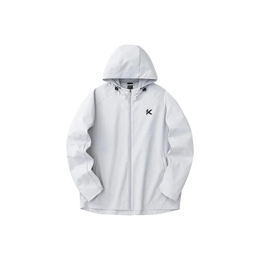 Anta Basketball Collection Trench Coat Men's Pumice Cloud Gray