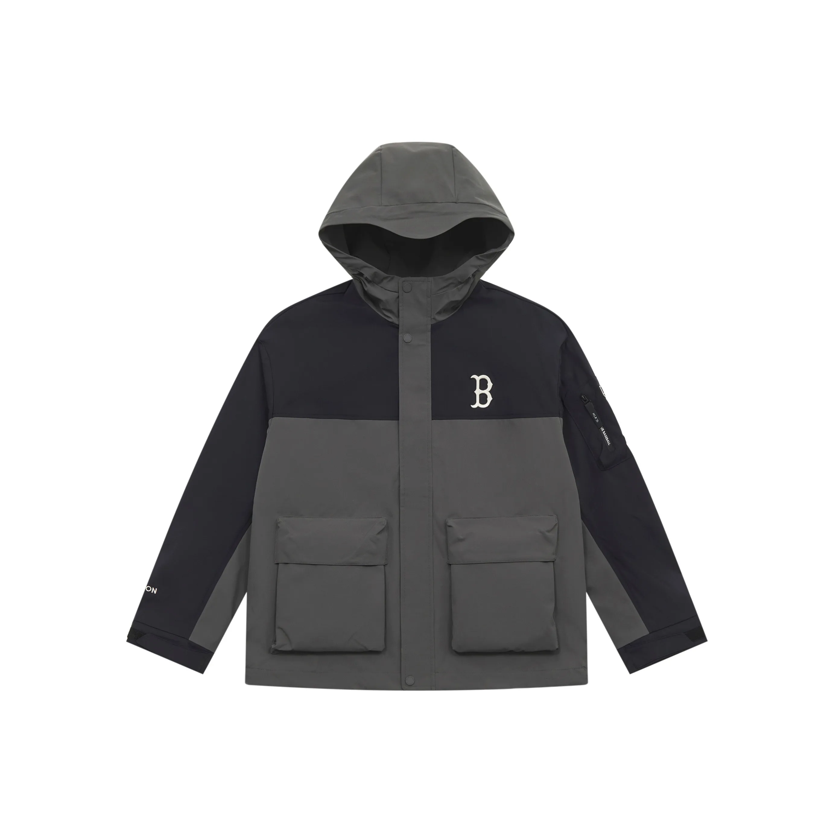 MLB Boston Red Sox Basic Collection SS25 Ветрозащитные Куртки и Пальто Унисекс Темно-Угольный Серый