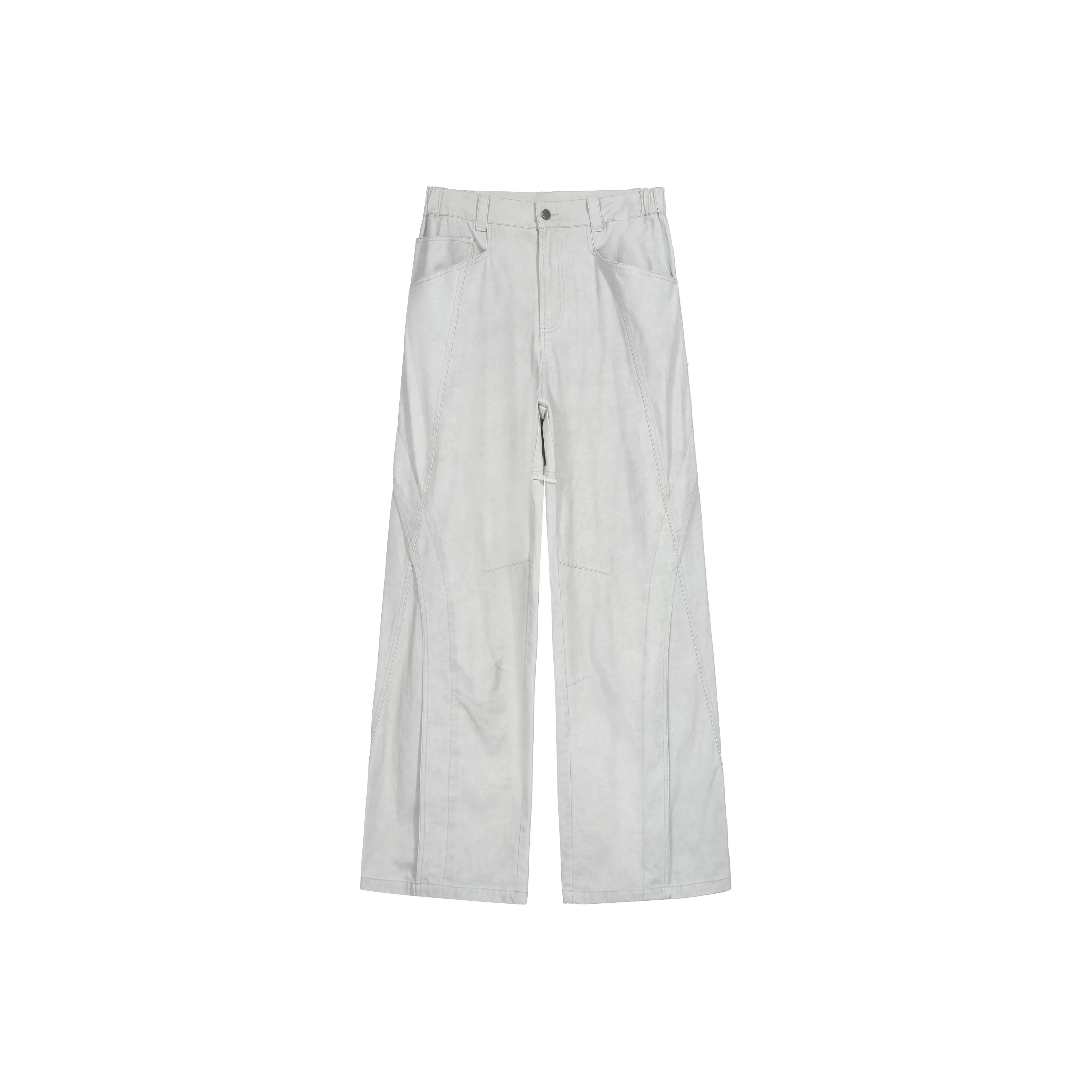 Silente Cargo Pants Unisex Dirty Rice Gray