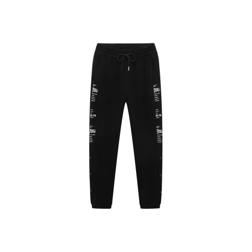 EVERLAST Черные Унисекс Вязаные Тренировочные Брюки