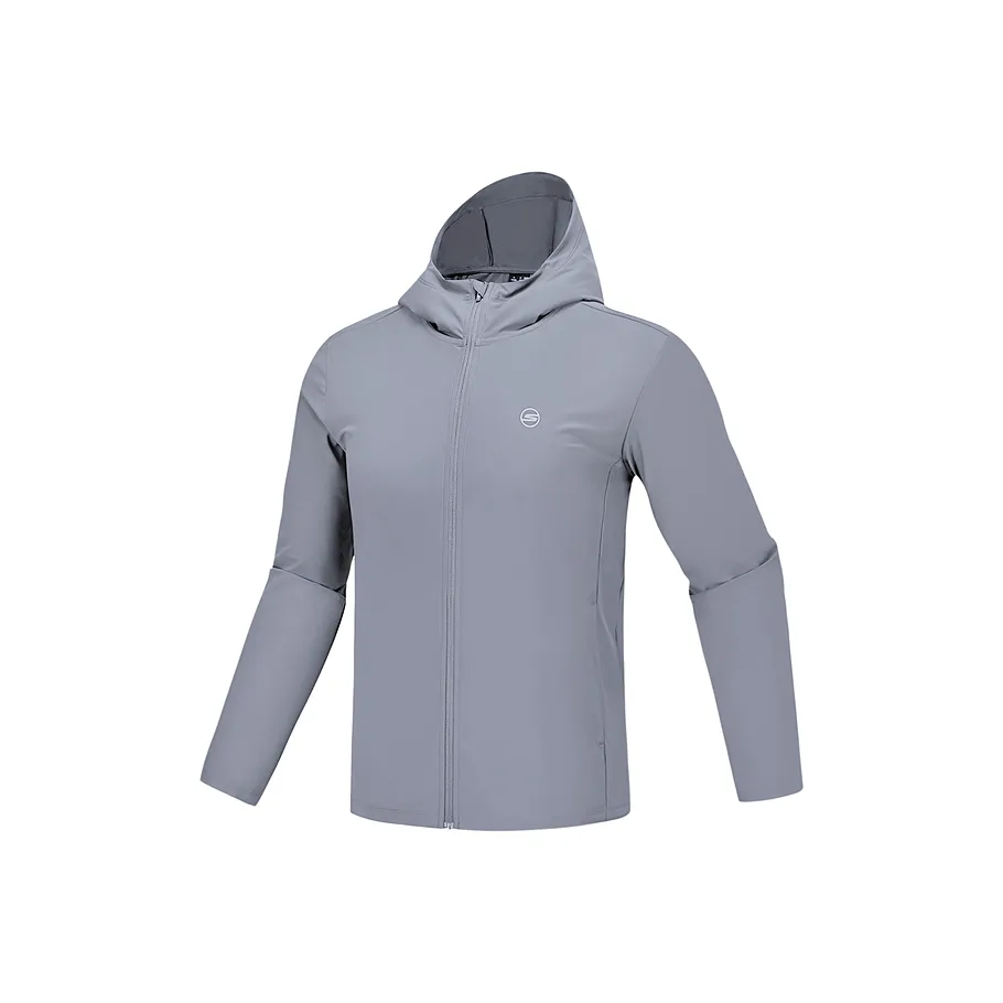 Skechers Sportlife Куртка Мужская Ветреная Серого цвета