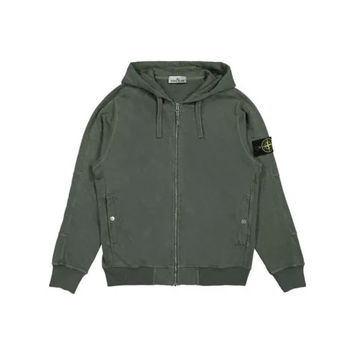 STONE ISLAND Зеленая Мужская Куртка