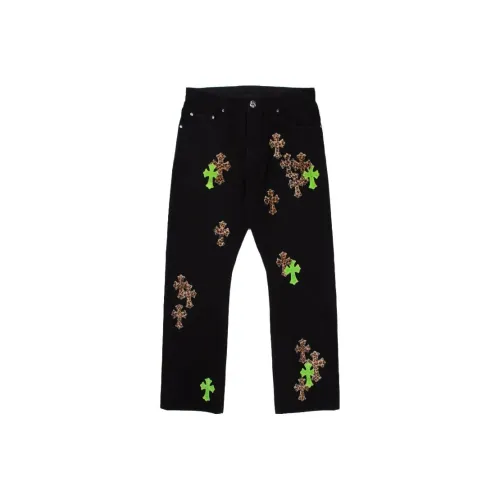 Chrome Hearts Черные Мужские Джинсы