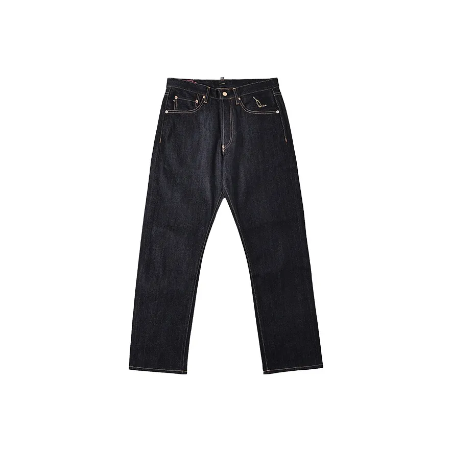 KORAKUBLUE x SHIXIANKAFEI Jeans Unisex Raw Denim Blue