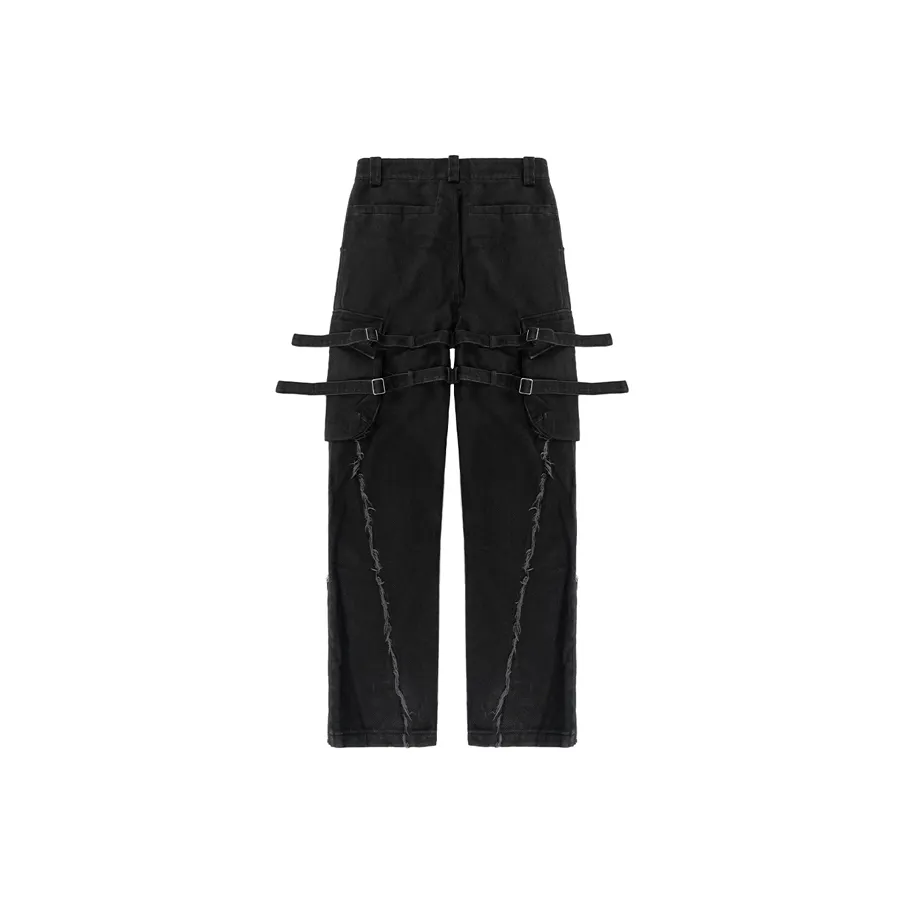 UPGREATED Cargo Pants Unisex Black