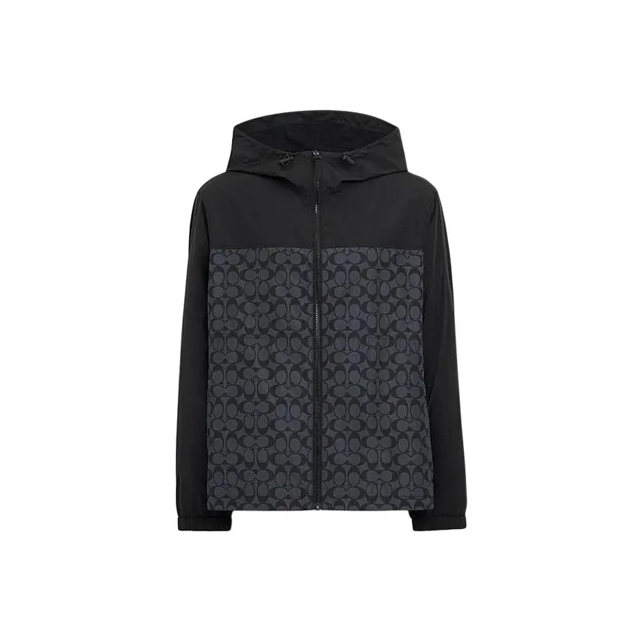 COACH SS24 Jackets & Coats Men's Charcoal Gray