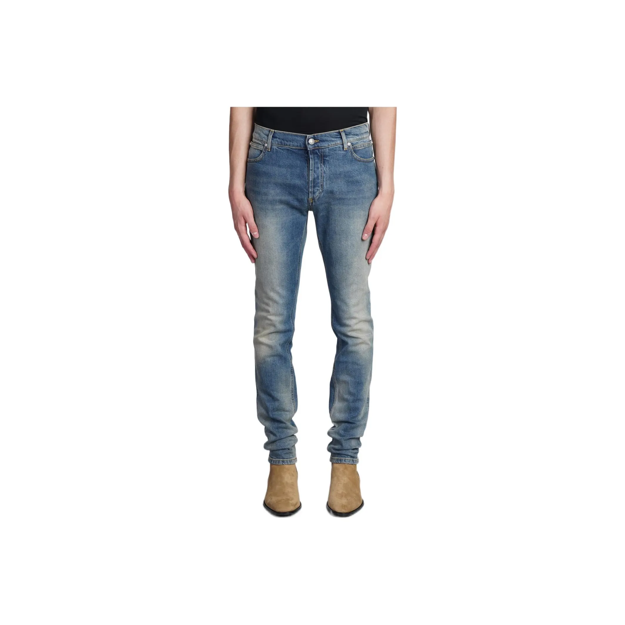 BALMAIN Blue Men's Jeans BALMAIN Синий Мужской Джинсы