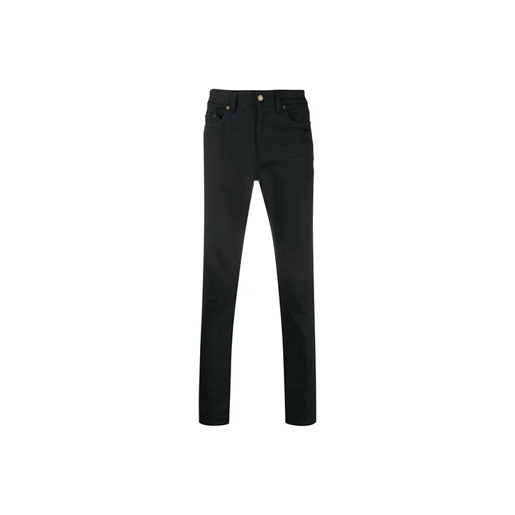 SAINT LAURENT Women's Cropped Skinny Fit Denim Jeans