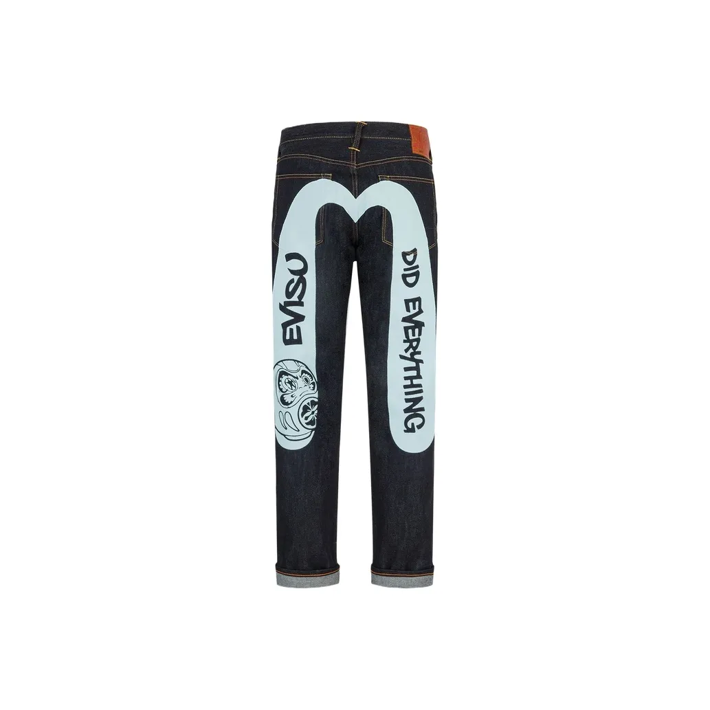 EVISU Джинсовый Синий Мужские Джинсы