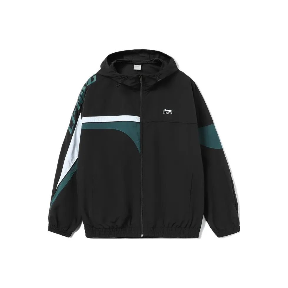 LiNing Sports Trend Series Trench Coat Unisex Standard Black