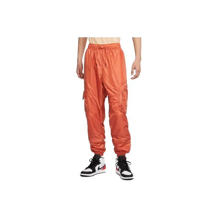 Jordan Knitted Sweatpants Men Orange