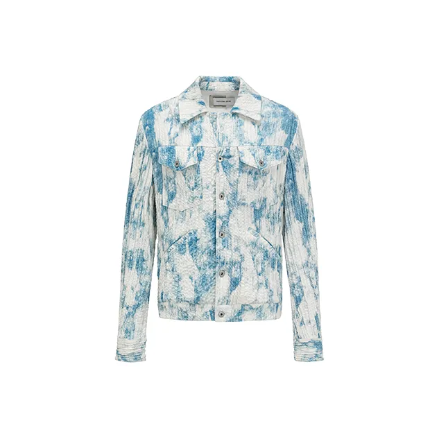 Feng Chen Wang Seersucker Single-breasted Blazer