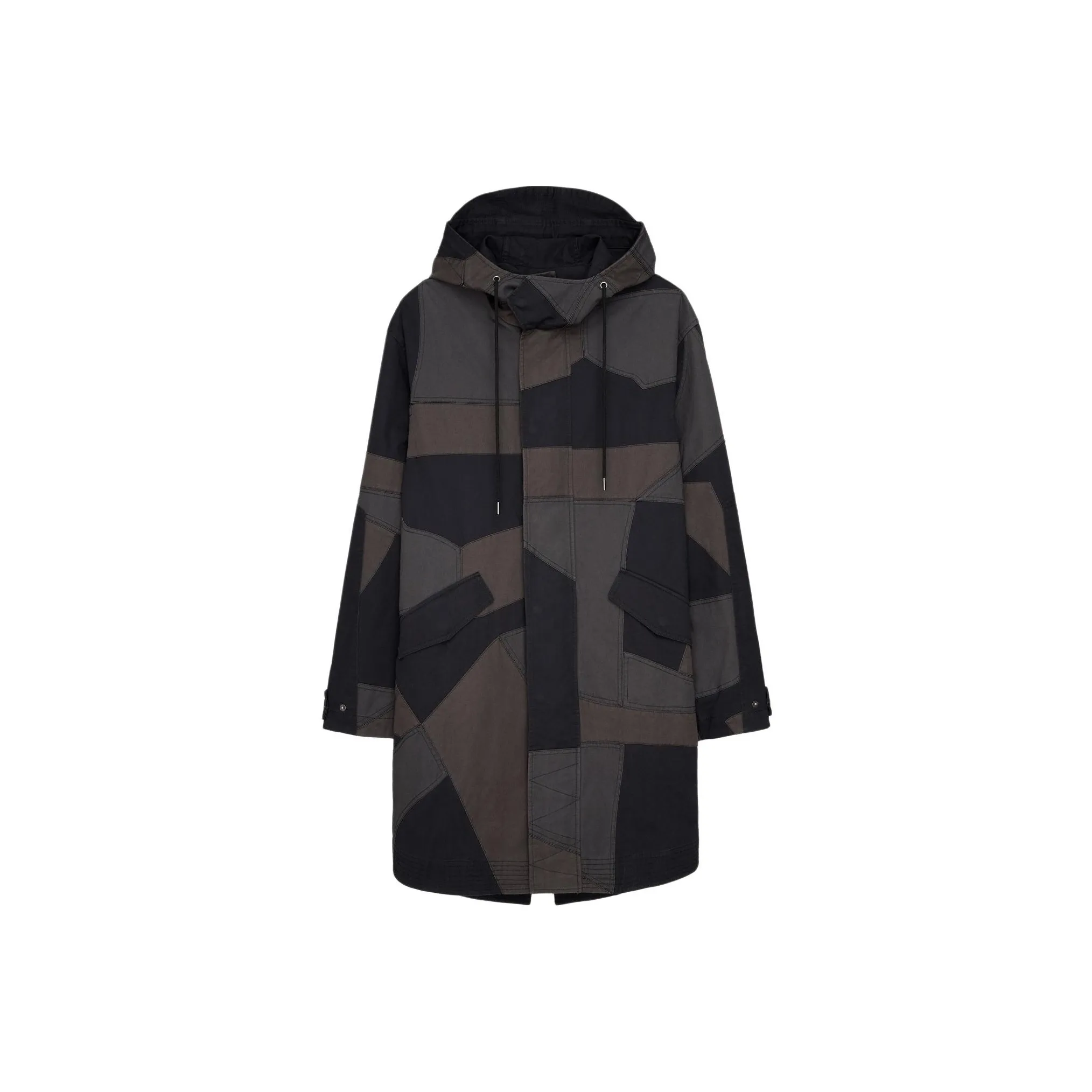 ZARA Серый Мужской Парки