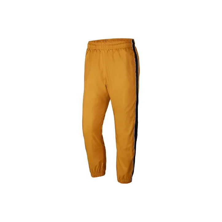 Nike Knitted Sweatpants Men's Spicy Sauce Yellow