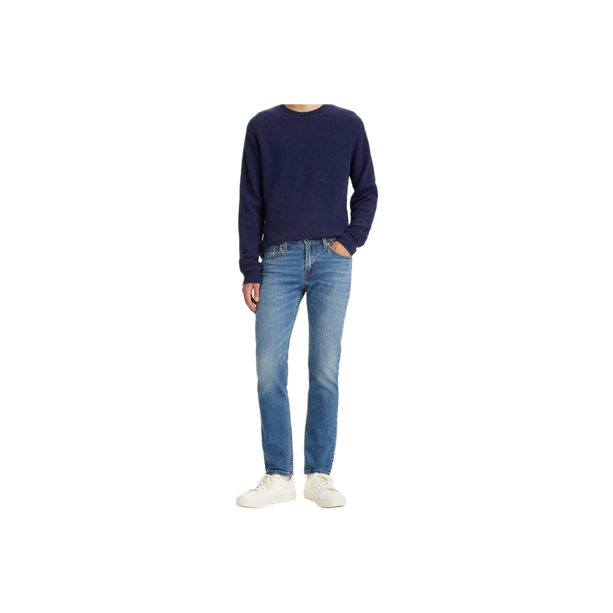 Levi's Джинсы Мужские Промытые Средне-Синий