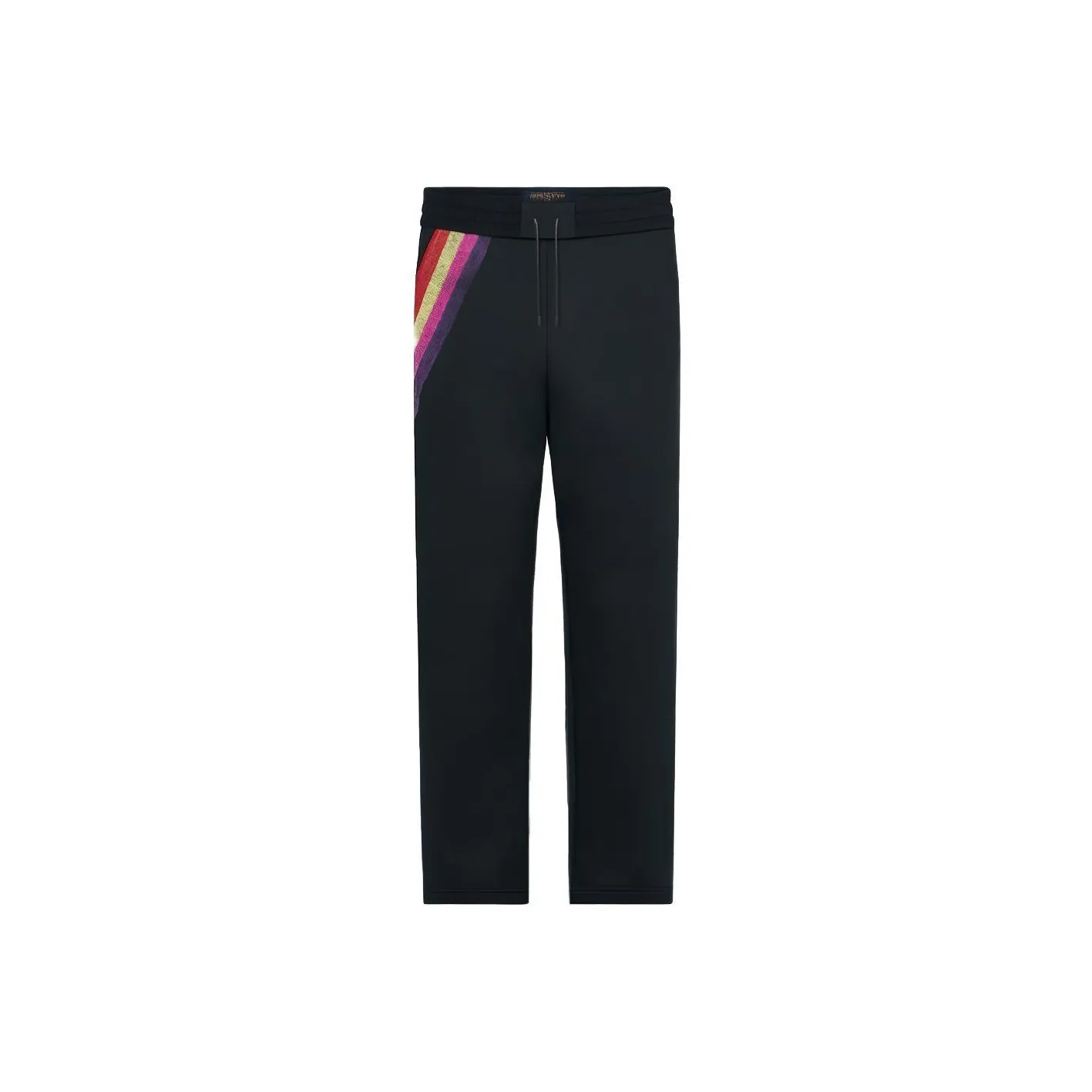 LOUIS VUITTON New Quarterly Products Of LV Knitted Sports Pants Men's Black