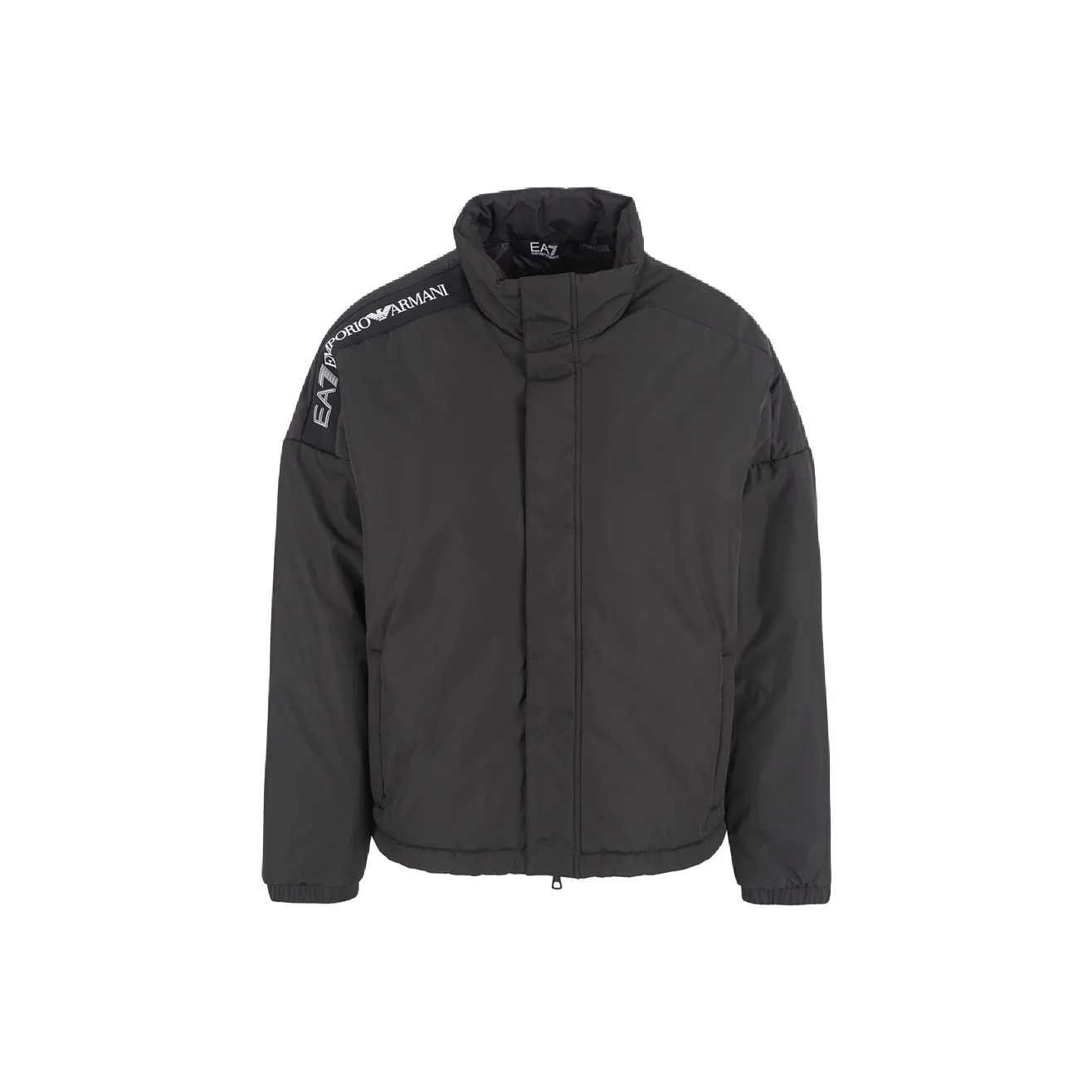 EMPORIO ARMANI EA7 FW24 Хлопковый пуховик Мужской Черный