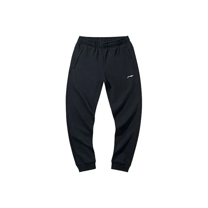 LINING Training Series Черные Мужские Вязаные Тренировочные Штаны