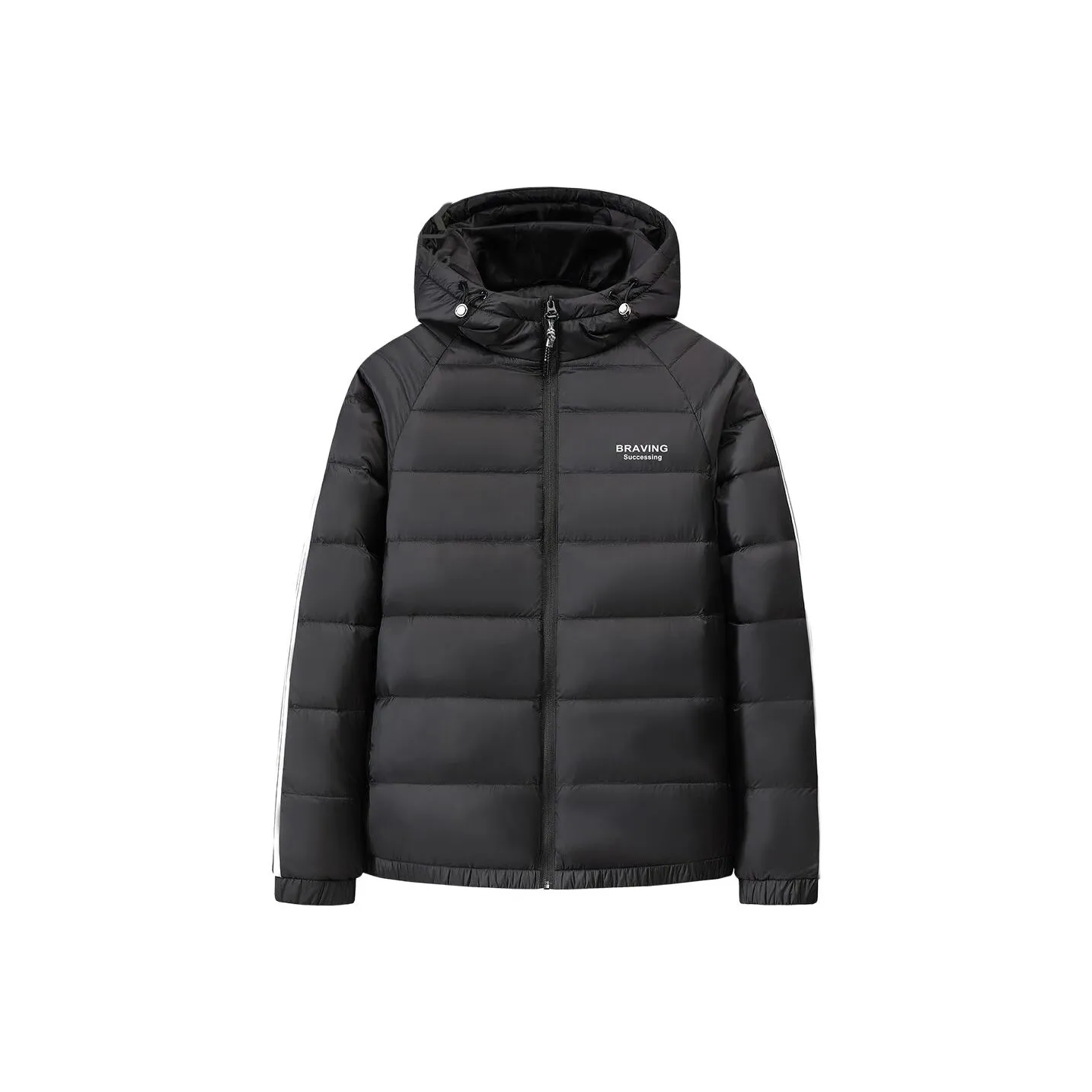 SNOW FLYING Черный Мужской Пуховик