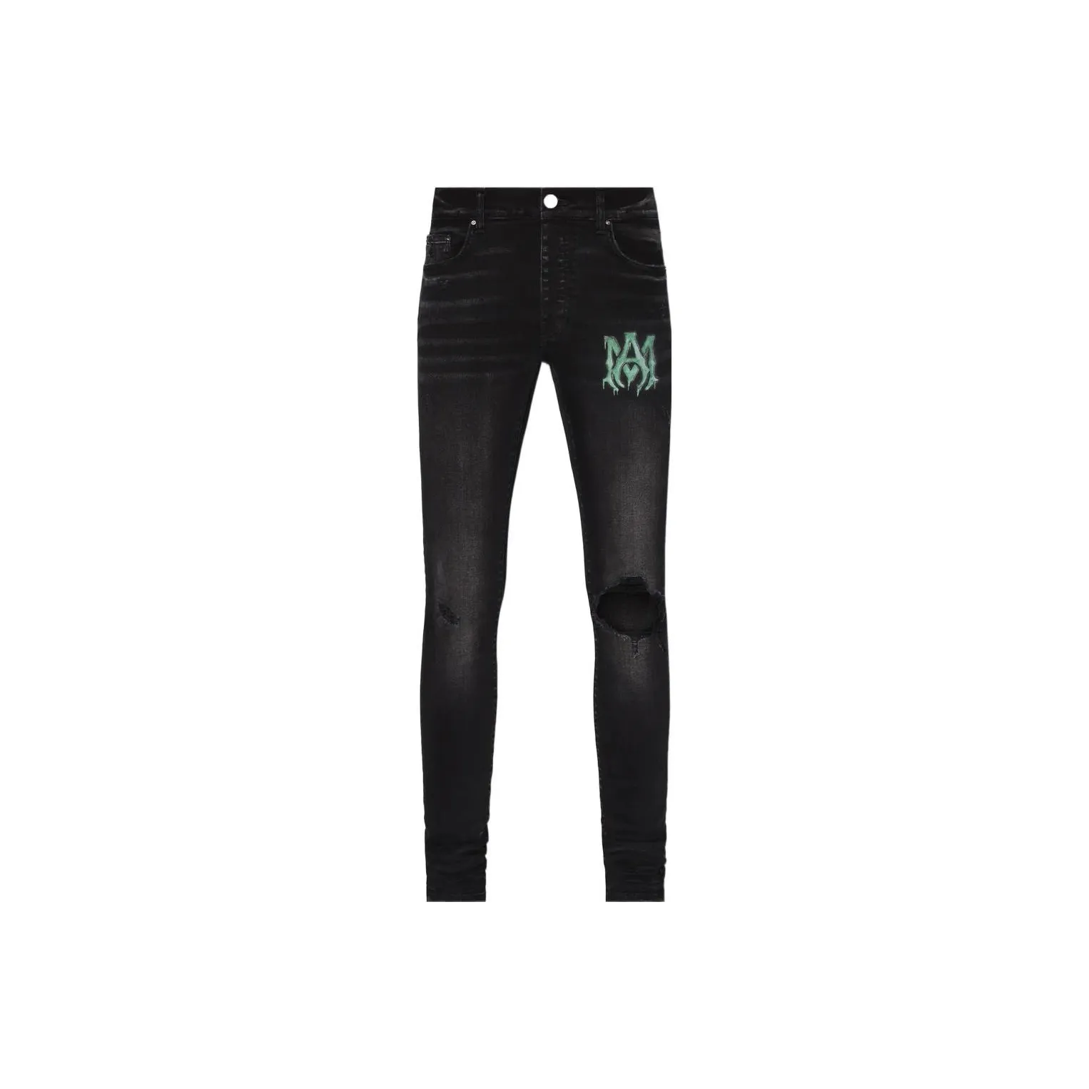 AMIRI Watercolor Logo Skinny Prato