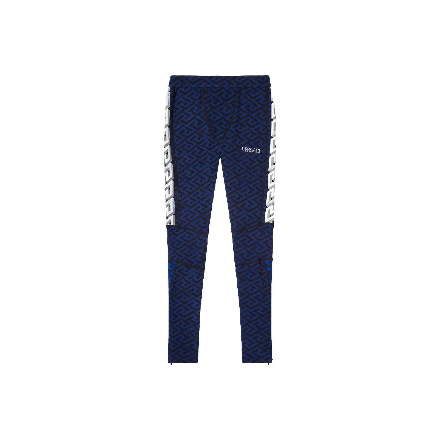 VERSACE VERSACE SS22 Knitted Sports Pants Men's Blue