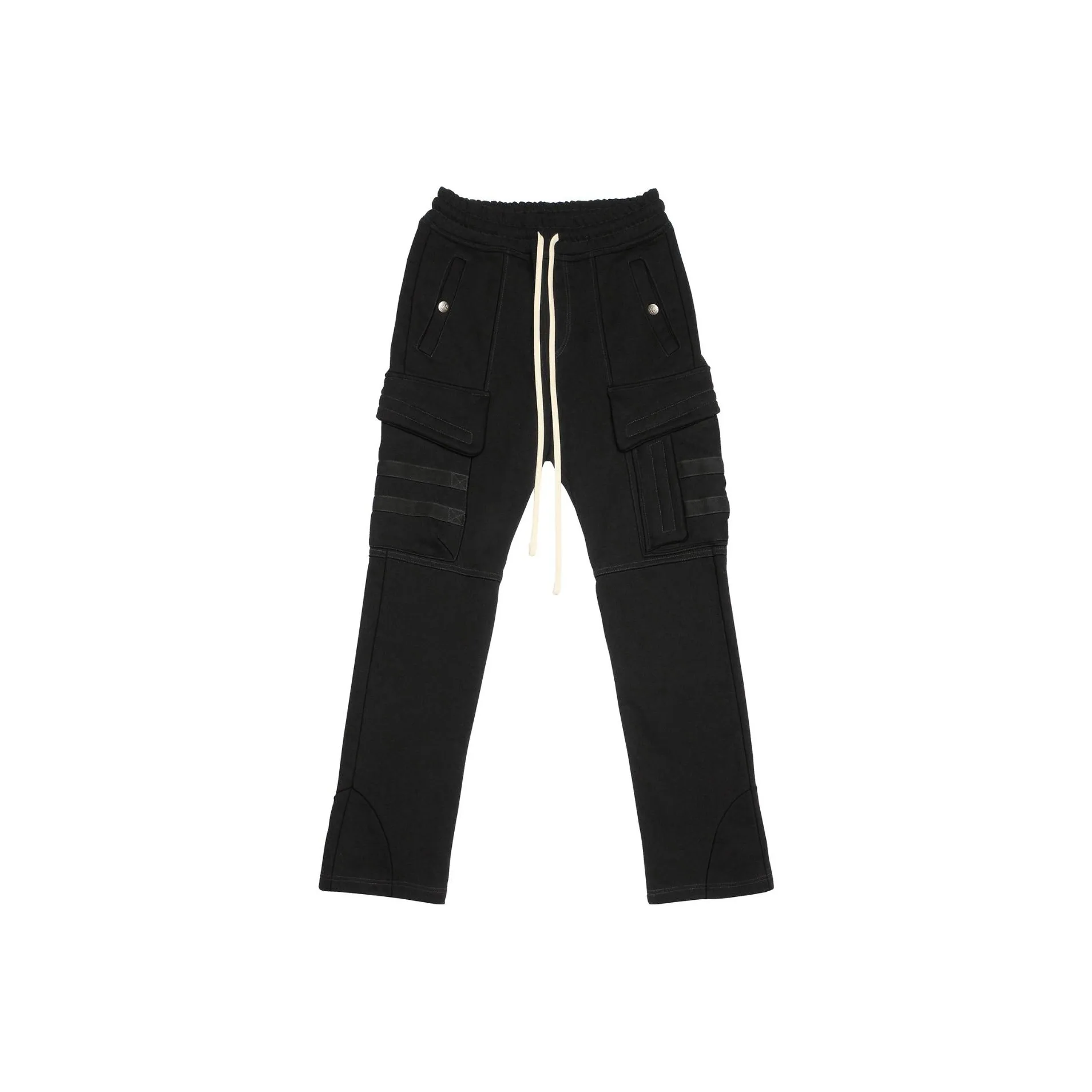 FARFROMWHAT Вязаные тренировочные штаны унисекс черные