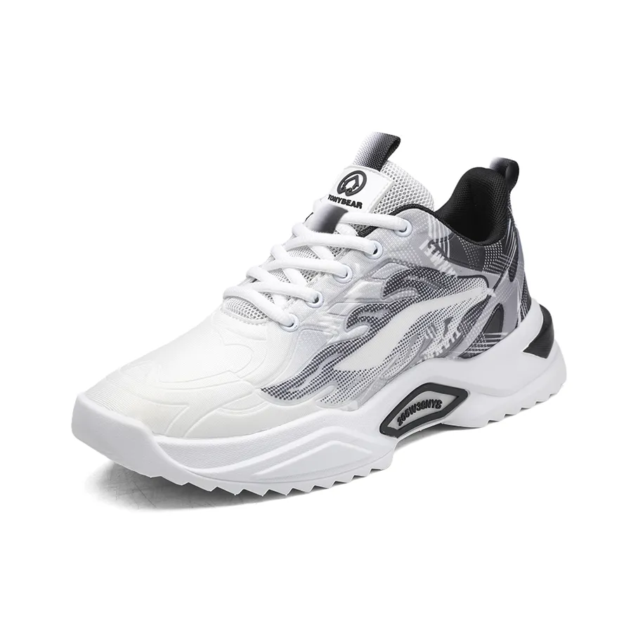TONYBEAR Abrasion Resistant Slip Resistant Low Top Summer, Casual Sports Running Shoes Men's