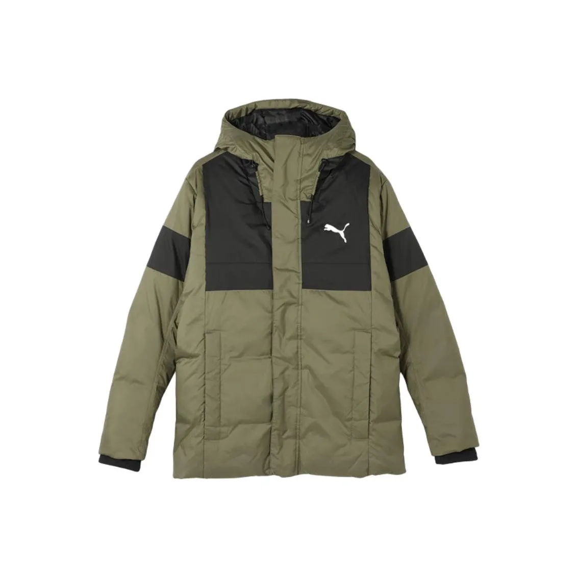 PUMA Olive Men's Down Jackets